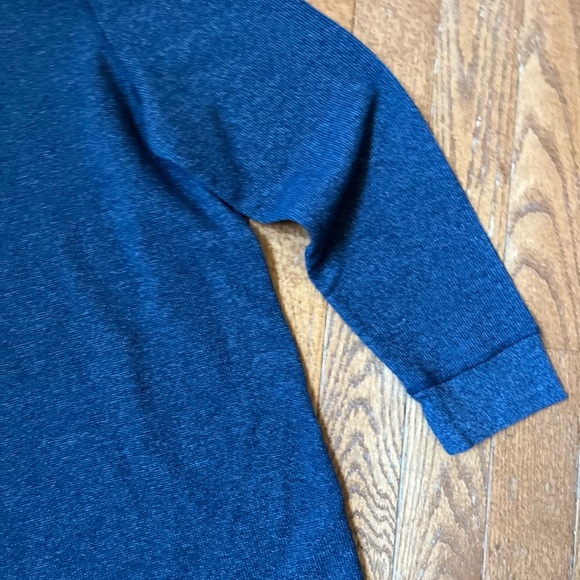Men's George Blue Henley Shirt, Size 2XL - Picture 3 of 6